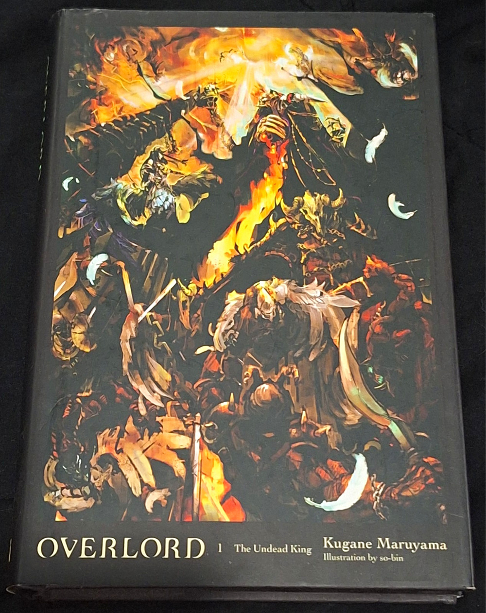 Overlord Vol. 1 The Undead King Hardcover 1st Ed Kugane Maruyama so-bin